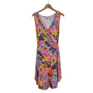 Blue Platypus Floral Jersey Dress